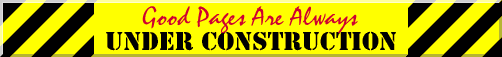 Under construction signage